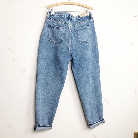 BETRO butterfly high-rise distressed tapered leg jeans - Picture 8 of 14